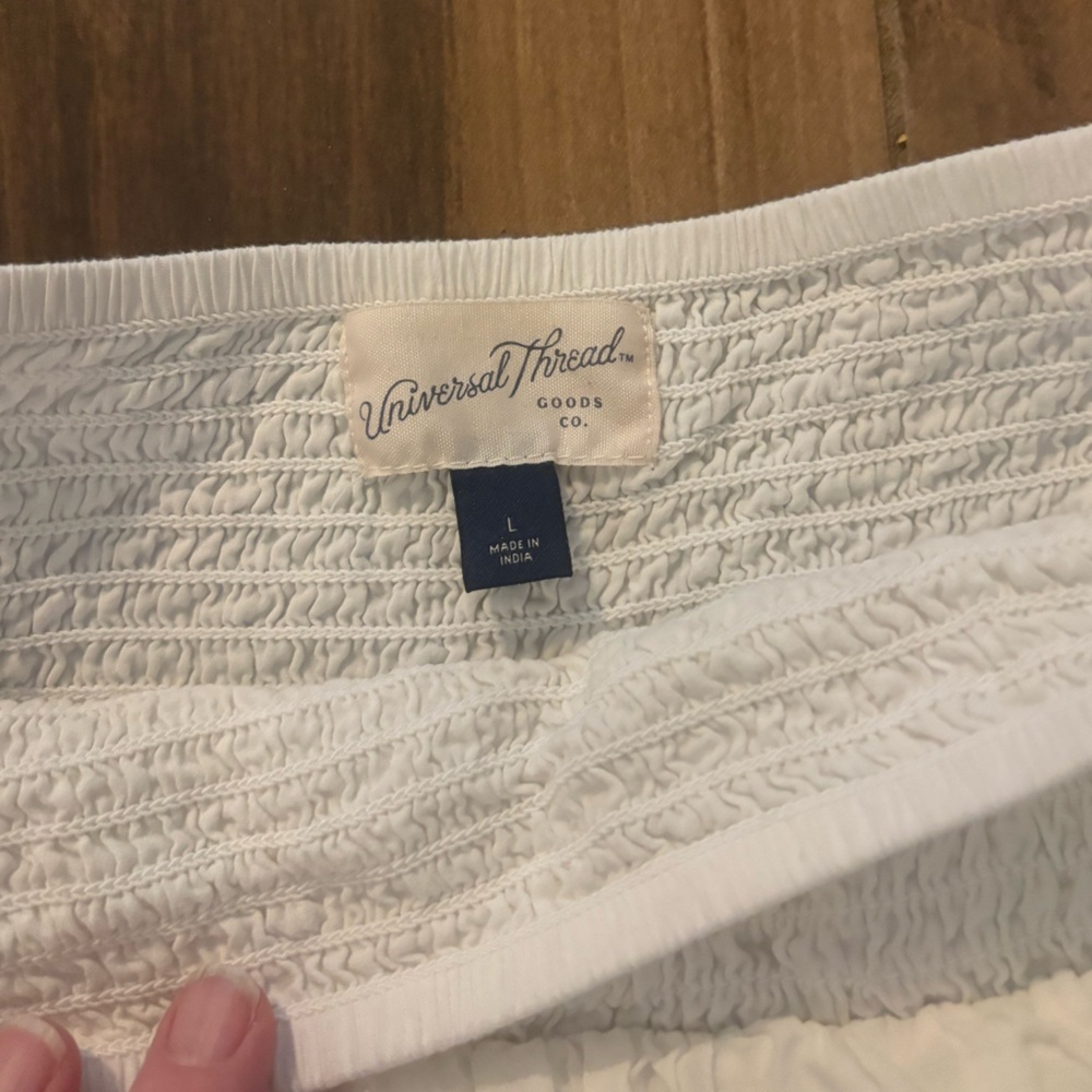 Universal Thread Target White Eyelet Layered Skir… - image 2